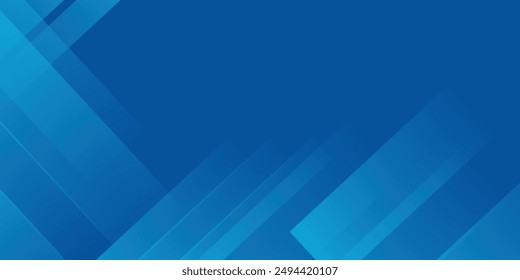 Abstract blue background in premium concept with copy space