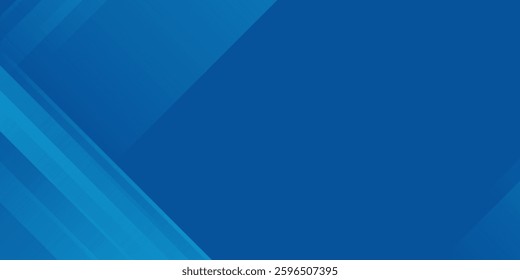 Abstract blue background in premium concept with copy space