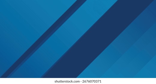 Fundo azul abstrato em conceito premium com espaço de cópia. Design de modelo para capa, apresentação de negócios, banner da web e embalagem. Ilustração vetorial para empresas, corporações, instituições