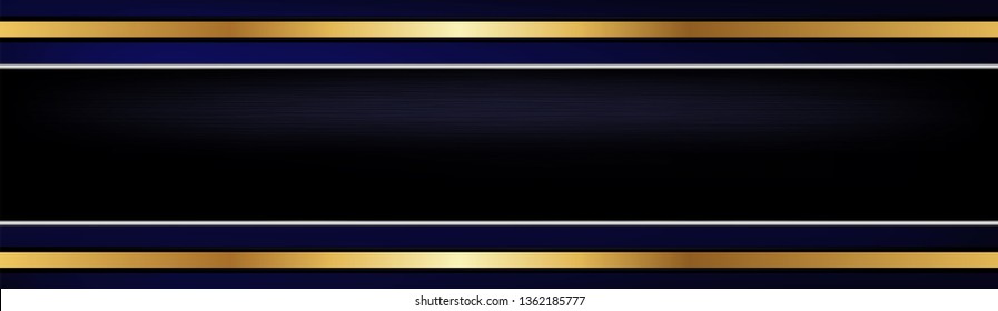 Abstract blue background in premium indian style. Template design for cover, business presentation, web banner, wedding invitation and luxury packaging. Vector illustration with golden border.