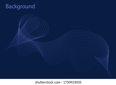 Abstract blue background for presentation