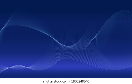 Abstract blue background for presentation