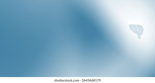 fundo azul abstrato para a apresentação do produto com luz solar e arte borrada bom bom simples