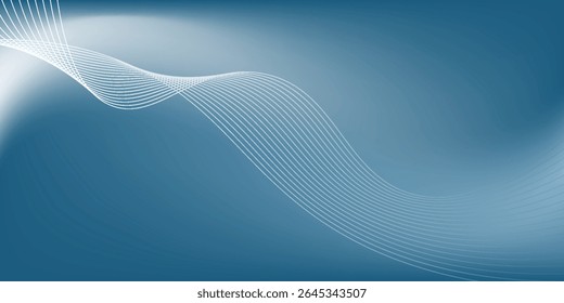 abstract blue background for product presentation with sunlight and line white modern ilustrator