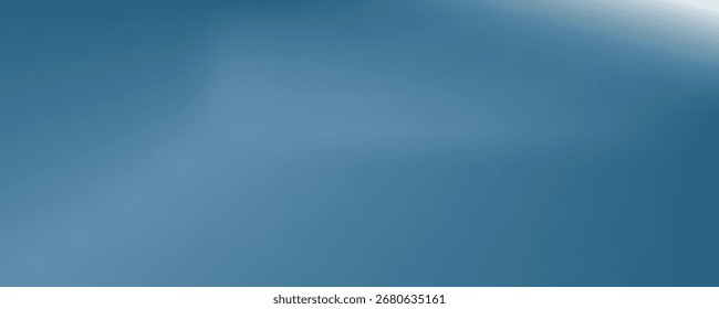 Fondo azul abstracto para la presentación del producto con la luz del sol y el ilustrador moderno borroso