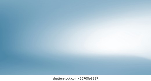 abstract blue background for product presentation with sunlight and blurred. modern simple art