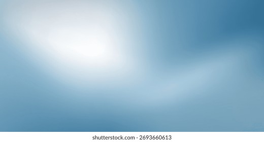 Fondo azul abstracto para la presentación del producto con la luz del sol y el buen borroso suave natural moderno