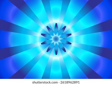  abstract blue background with rays