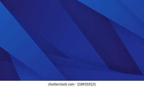 Abstract blue background with rectangle wavy overlap texture. Vector illustration for presentation design with modern futuristic corporate and technology concept