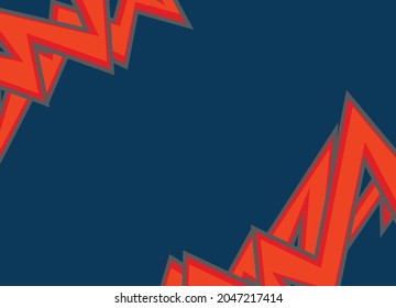 Fondo abstracto con un patrón de línea de zigzag colorido