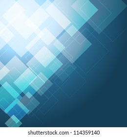 abstract blue background with rhombus