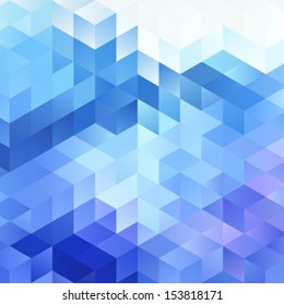 abstract blue background with rhombus