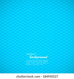 abstract blue background with rhombus 