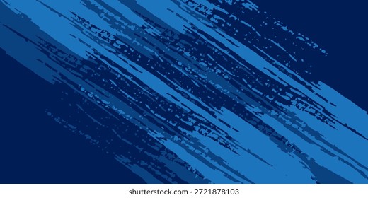 Fondo azul Abstractas con textura áspera rayada, Ilustración vectorial

