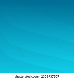 Abstract Blue Background Sea Ocean Style Waves Lines Surfing Nature Vector Design