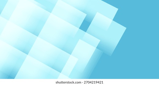 Abstract blue background with seamless dynamic minimalistic geometric lines and elegant background. Abstract white rectangle shape background use for Banner, posters, cards 