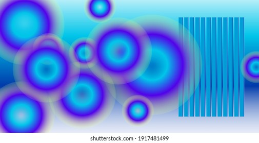 Abstract blue background with shape. Greeting card background