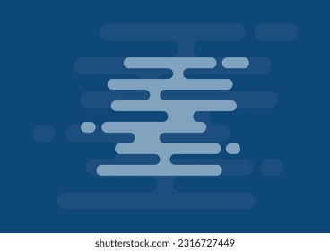 abstract blue background with abstract shapes