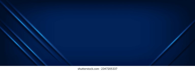 Abstract blue background with shining lines. Modern dark blue background design. Futuristic background dynamic line graphics. Vector illustration