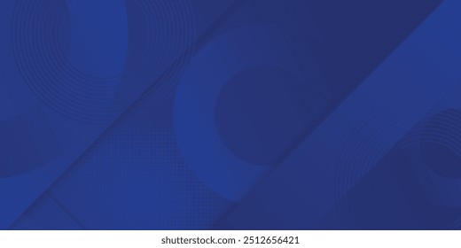 Fondo azul Abstractas con la decoración azul brillante del elemento de la sombra, traje para el diseño de la presentación, Anuncio del Web, cubierta de las redes sociales y más