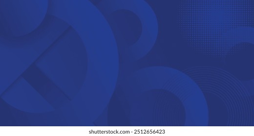 Abstract blue background with shiny light blue shadow element decoration, suit for presentation design, web banner, social media cover and more