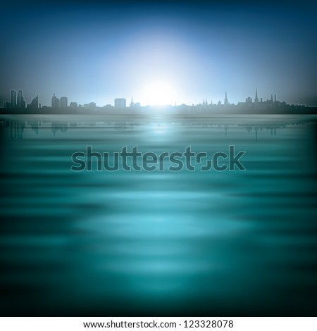 Similar – Image, Stock Photo Winter island romance