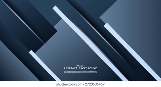 Abstractas fondo azul. Anuncio simple con Elementos de concepto de diseño de patrón cuadrado superpuesto. Vector EPS10.