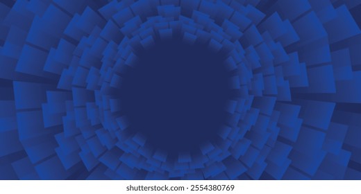 Abstract blue background. Simple and modern blue geometric design. Minimal shapes. Vector illustration.