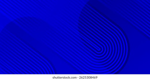 Abstract blue background. Simple and modern blue geometric design. Minimal shapes