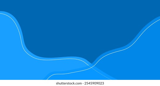 Abstract blue background with a simple motif