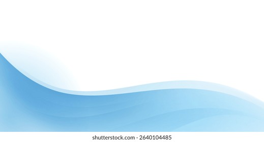 Abstract blue background simple. wave modern 