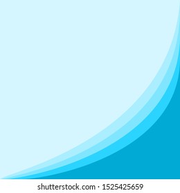 abstract blue background, with simple waves. -vector