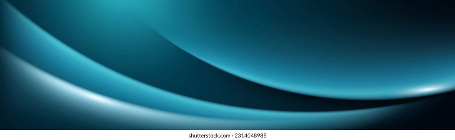 Abstract blue background with smooth curve. Modern shiny blue gradient curve shape design elements. Suit for cover, header, poster, banner, brochure, website, flyer. Vector illustration