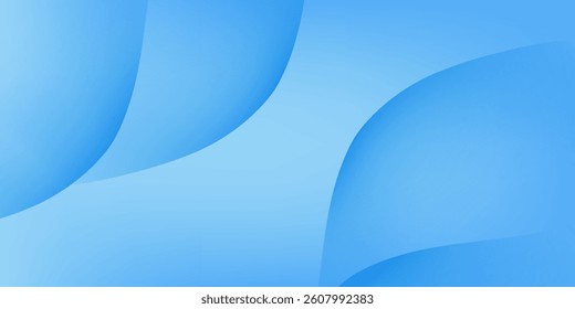 Abstract blue background with smooth, curved shapes and a soft gradient effect. Modern and dynamic design suitable for digital use, presentations, 
