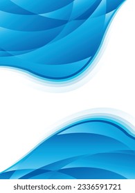 fondo azul abstracto con líneas suaves