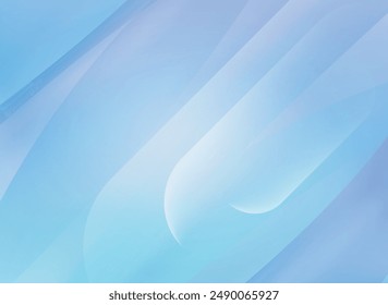 abstract blue background with smooth lines and waves.