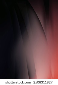abstract blue background with smooth lines and highlights. Vector illustration.