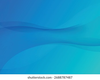 Fondo azul Abstractas con líneas suaves