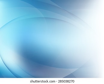 Abstract blue background with smooth lines. EPS 10 vector file included