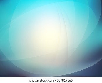 Abstract blue background with smooth lines. EPS 10 vector file included