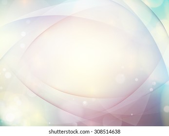 Abstract blue background with smooth lines. EPS 10 vector file included