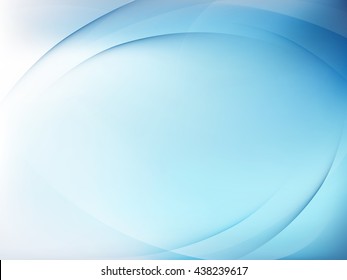 Fondo azul abstracto con líneas lisas. Archivo vectorial EPS 10 incluido