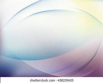 Abstract blue background with smooth lines. EPS 10 vector file included