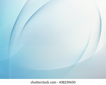 Abstract blue background with smooth lines. EPS 10 vector file included