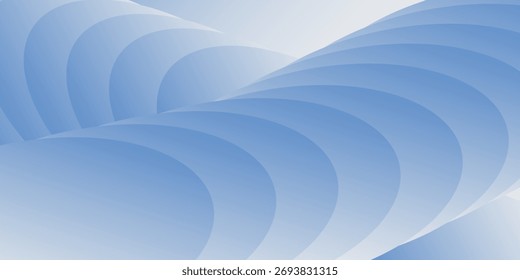 Abstract blue background with soft circular gradient waves. Modern minimal geometric pattern design perfect for technology, business, digital presentation, website, poster, n creative banner template.