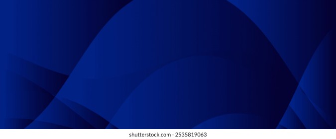 Abstract blue background with soft, curved shapes.