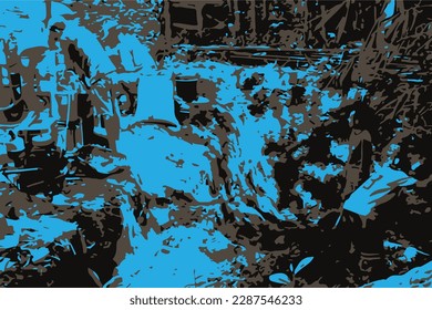 fondo azul abstracto con algunos efectos de fondo y líneas en él