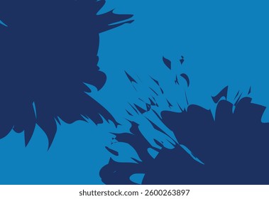 abstract blue background with some spots and stains on it, vector illustration