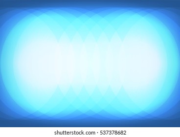 Abstract blue background. Sound wave concept.