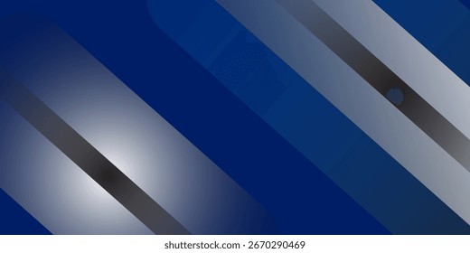 Abstract blue background with sparkling geometric lines. Modern black and white gradient square shape design. Futuristic technology concept. Suitable for brochures, corporate websites, posters,